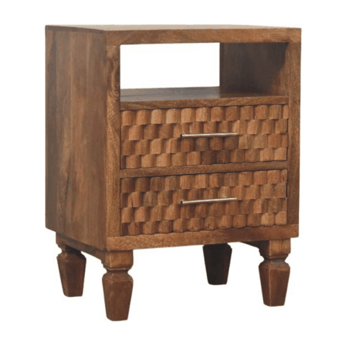 Nachttisch „Arno“ in Golden Teak – Bild 11