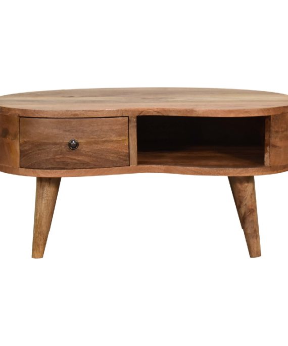 Mini-Couchtisch „Oak-ish Wave“