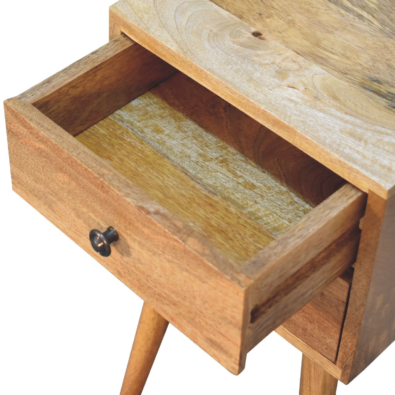 Mini-Nachttisch mit 2 Schubladen – Bild 18
