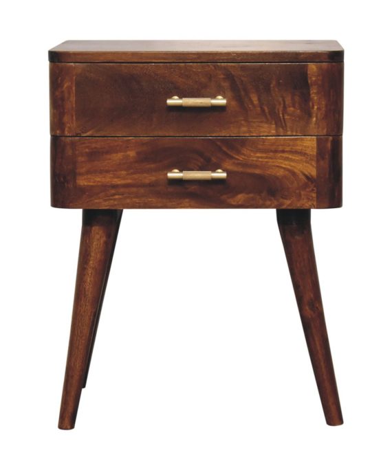 Nachttisch „Chestnut T-Bar Nordic“