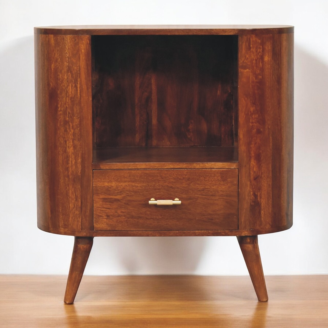 T-Bar Cortez Chestnut Schrank mit offener Aussparung – Bild 10