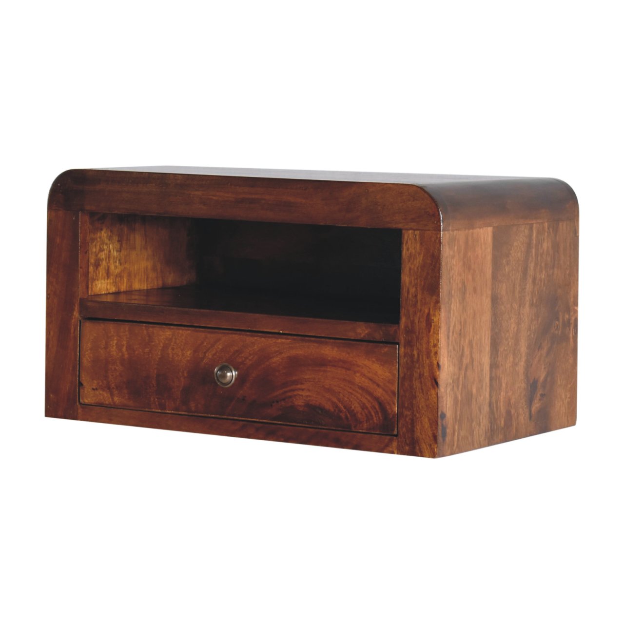 Wandnachttisch „Chunky Chestnut“ mit 1 Schublade – Bild 3