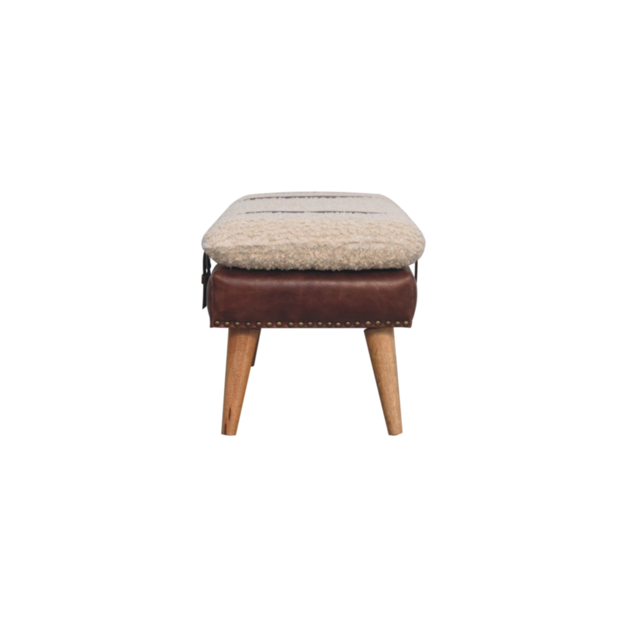 Boucle x Mahagoni-Lederbank – Bild 8