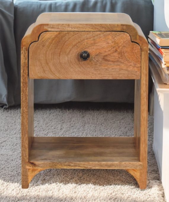 Newton Mini-Nachttisch mit Schublade und Ablage