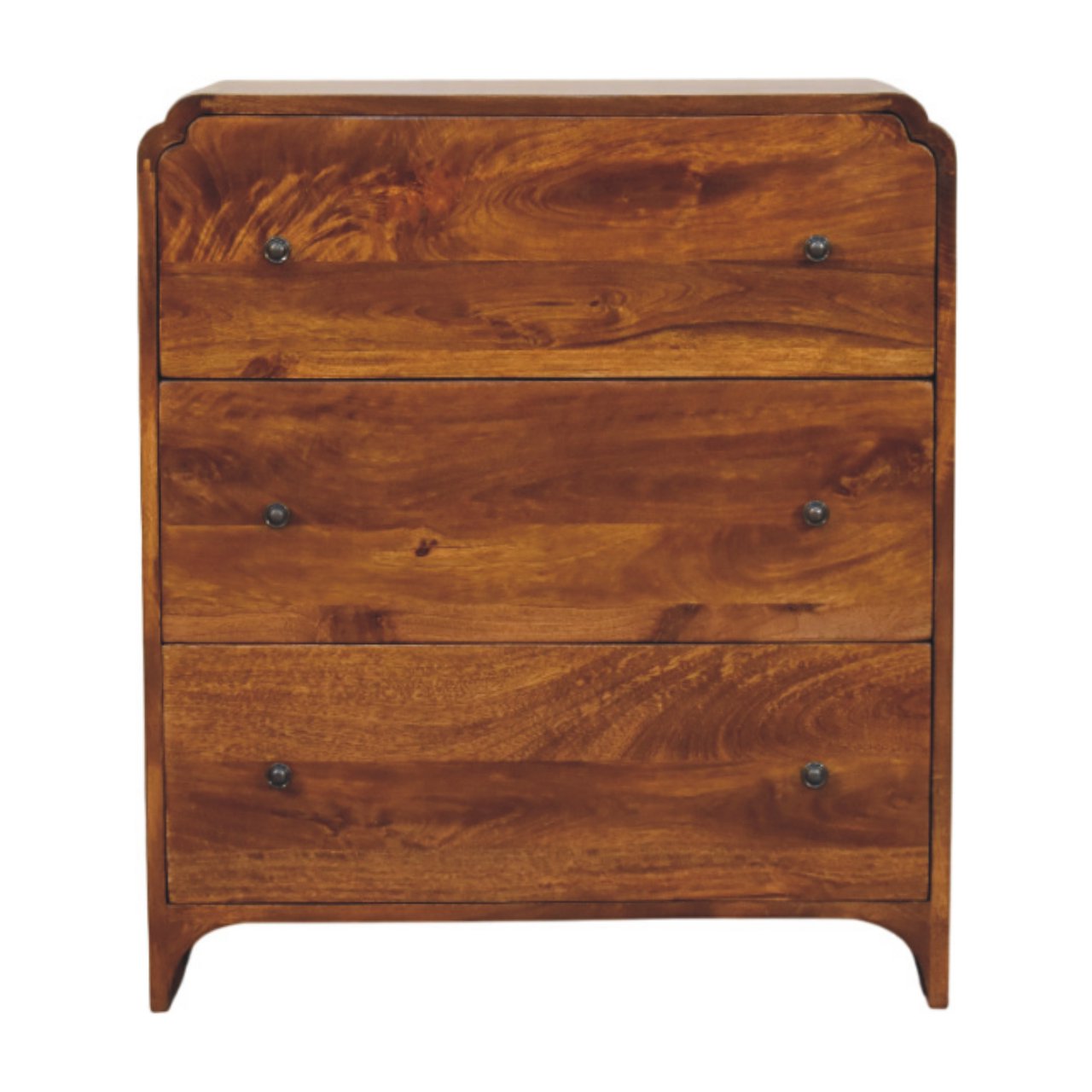 Newton Chestnut Kommode mit 3 Schubladen