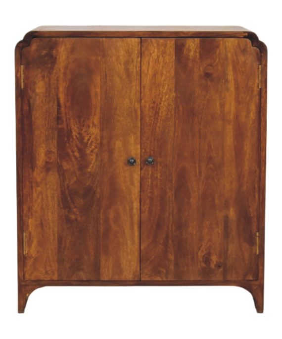 Newton-Schrank in Kastanienholz