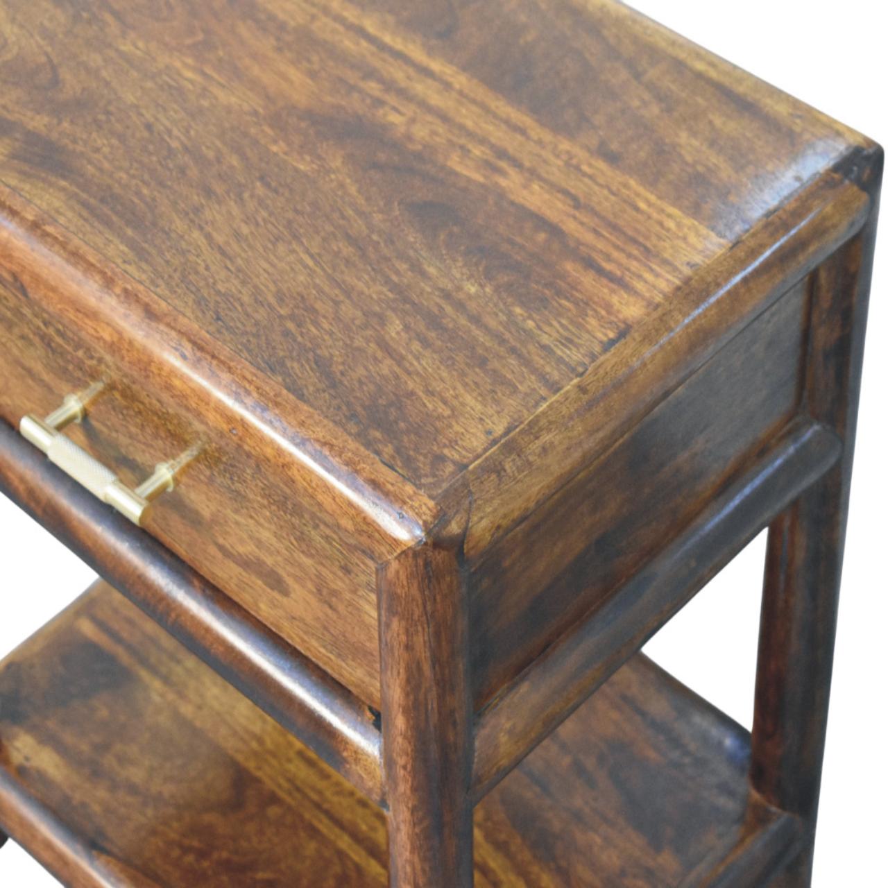 Nachttisch „Regency Chestnut“ – Bild 5