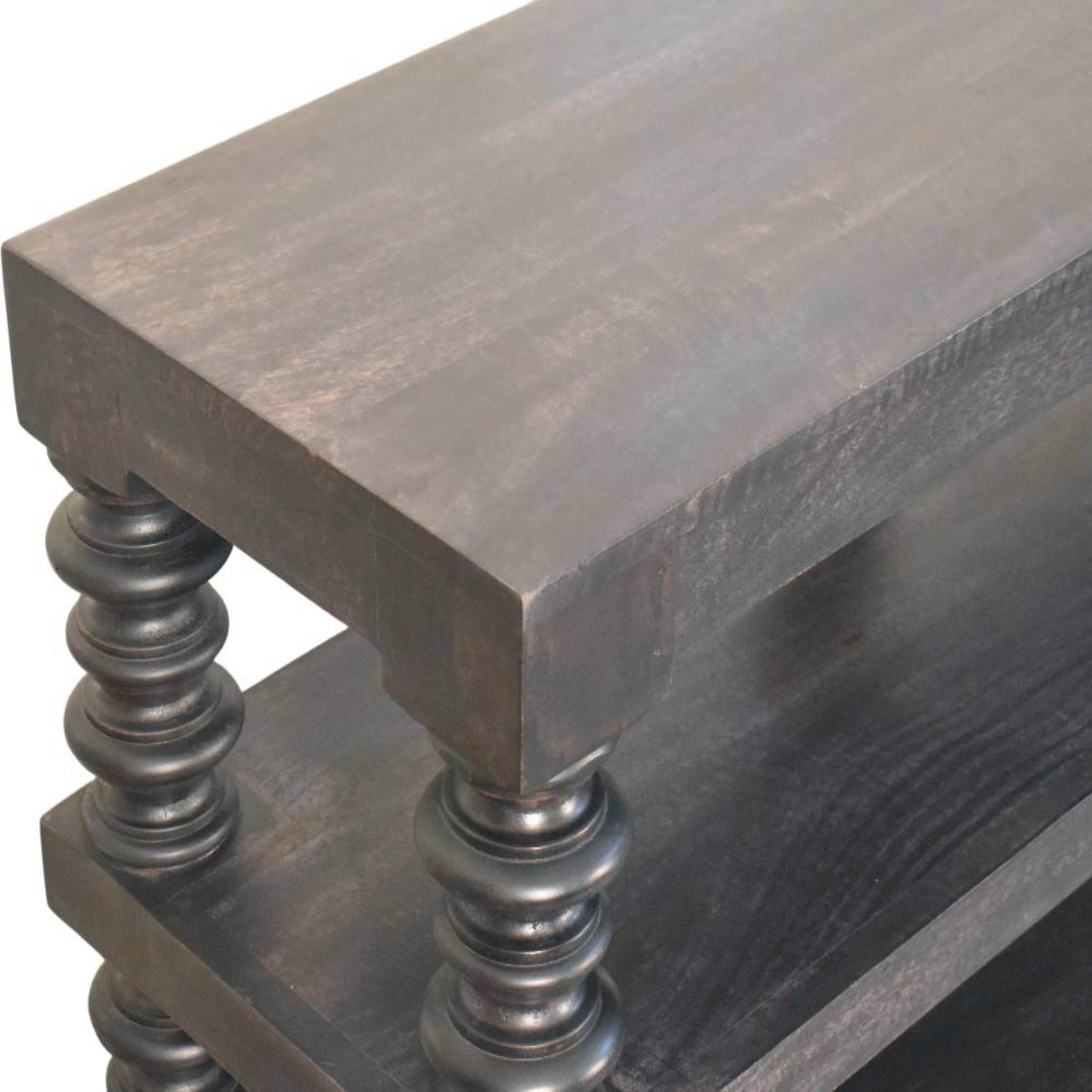 Spindelregal-Konsole aus Carbon-Esche – Bild 5