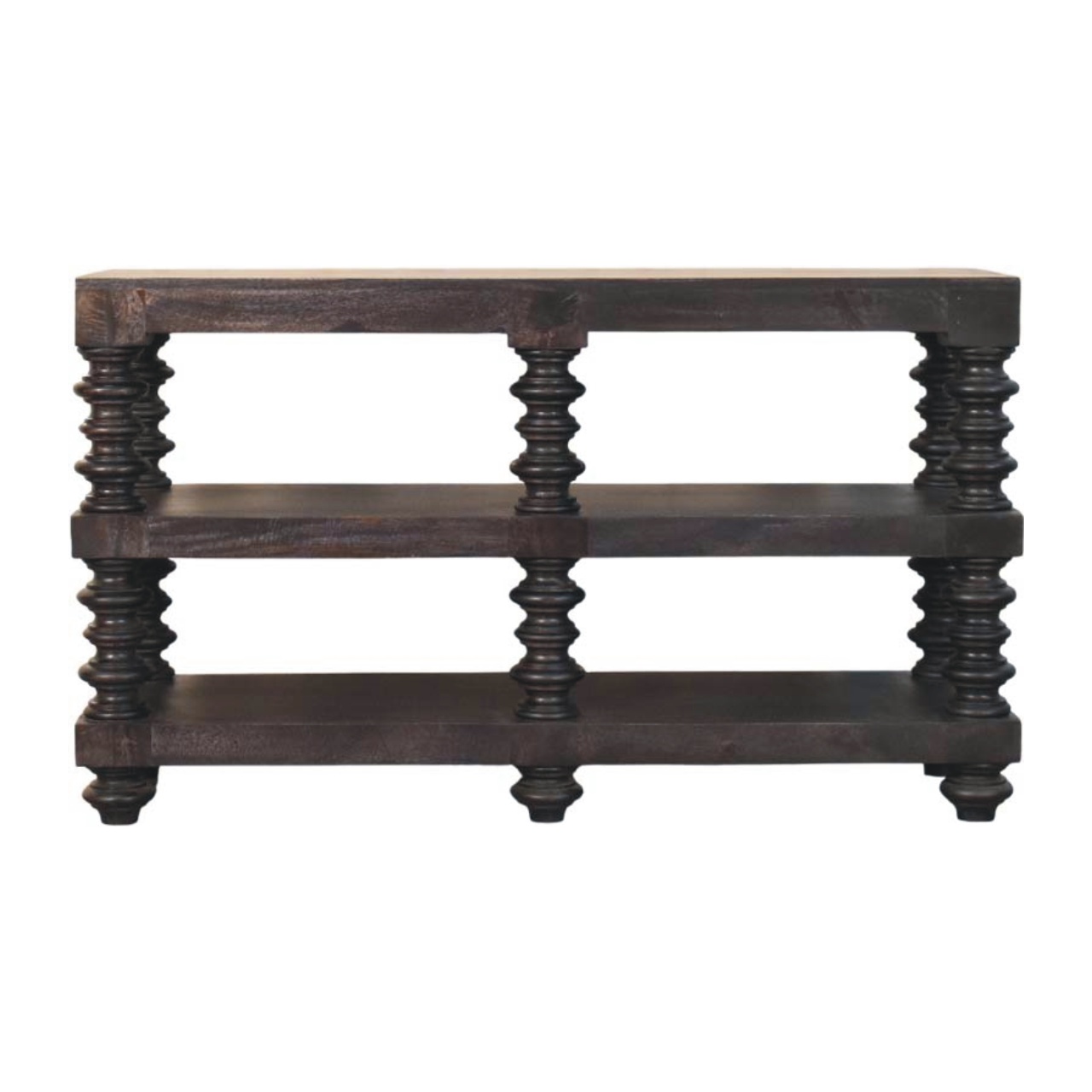 Spindelregal-Konsole aus Carbon-Esche – Bild 8