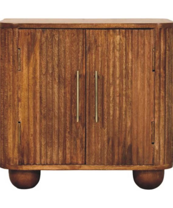 Solis Mini-Sideboard mit Rillen
