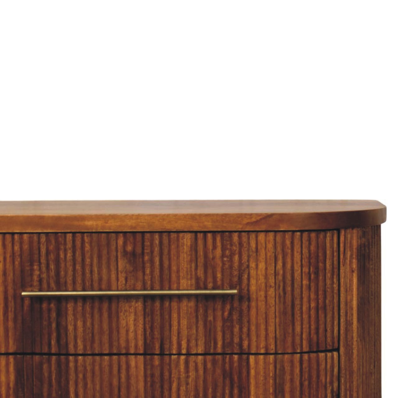 Emerson Kommode mit 3 Schubladen und geripptem Design – Bild 4