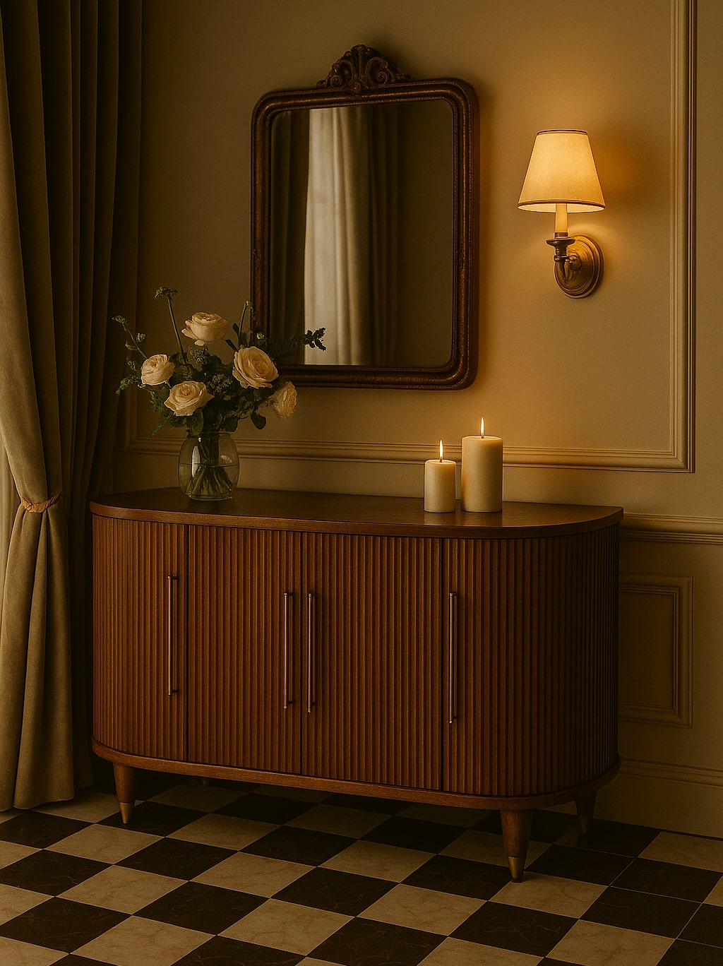 Ravello – Geschwungenes 4-türiges Sideboard – Bild 10