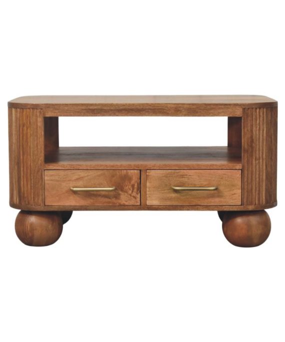 Briarwood-Couchtisch mit Rillenmuster