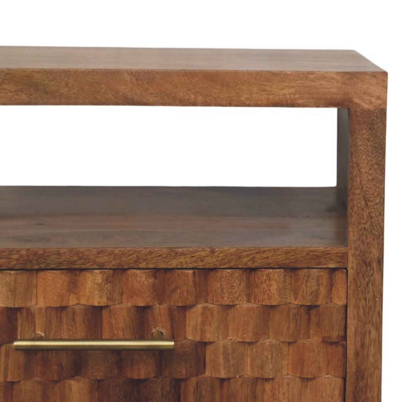 Nachttisch „Arno“ in Golden Teak – Bild 4