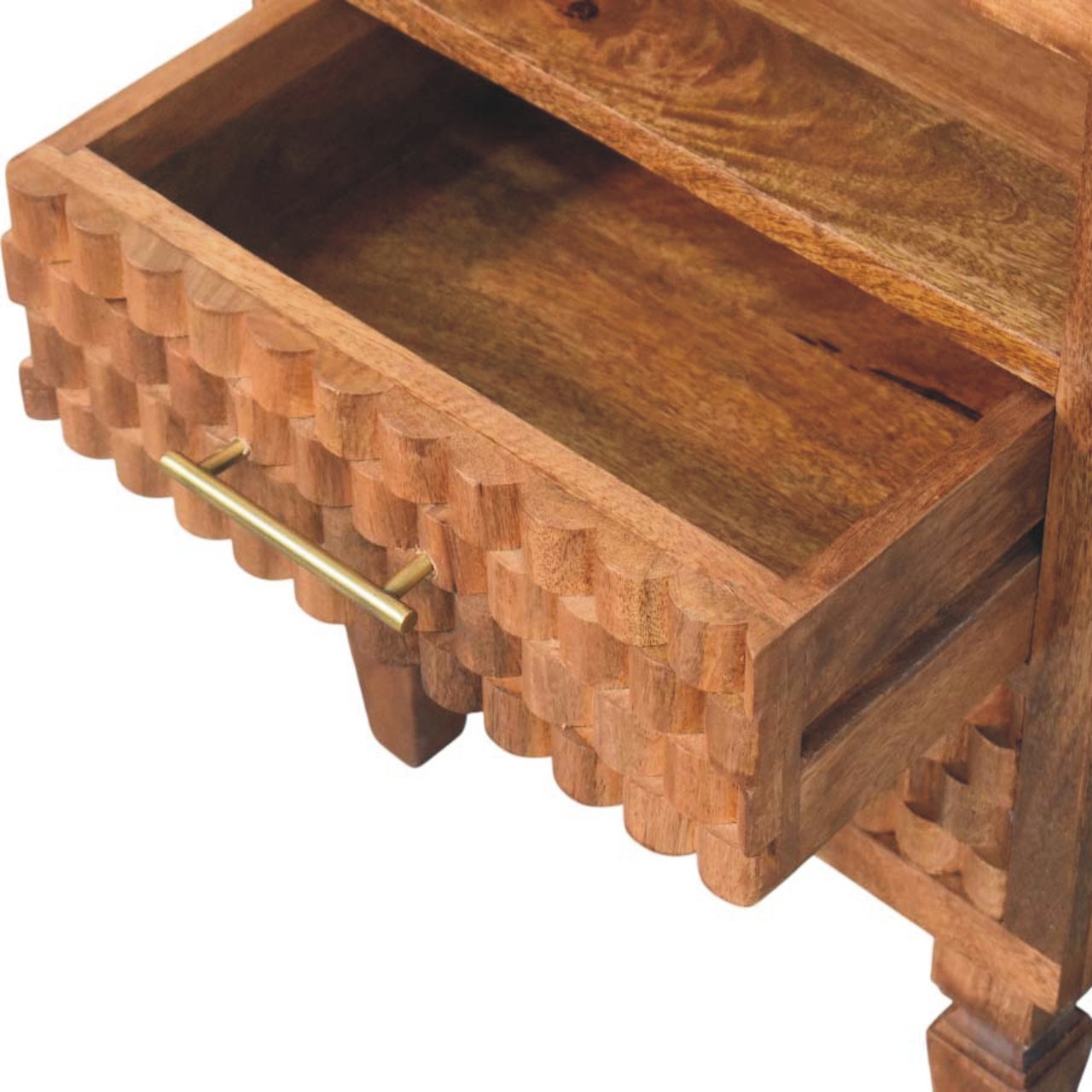 Nachttisch „Arno“ in Golden Teak – Bild 6