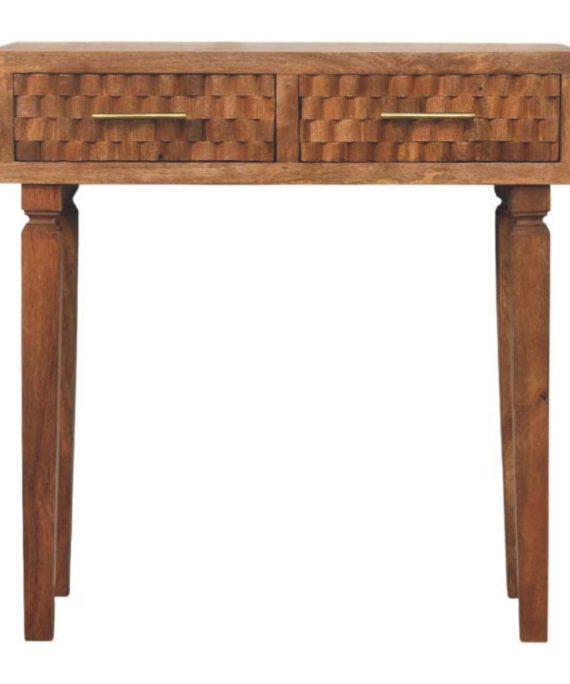Arno-Konsolentisch in Golden Teak