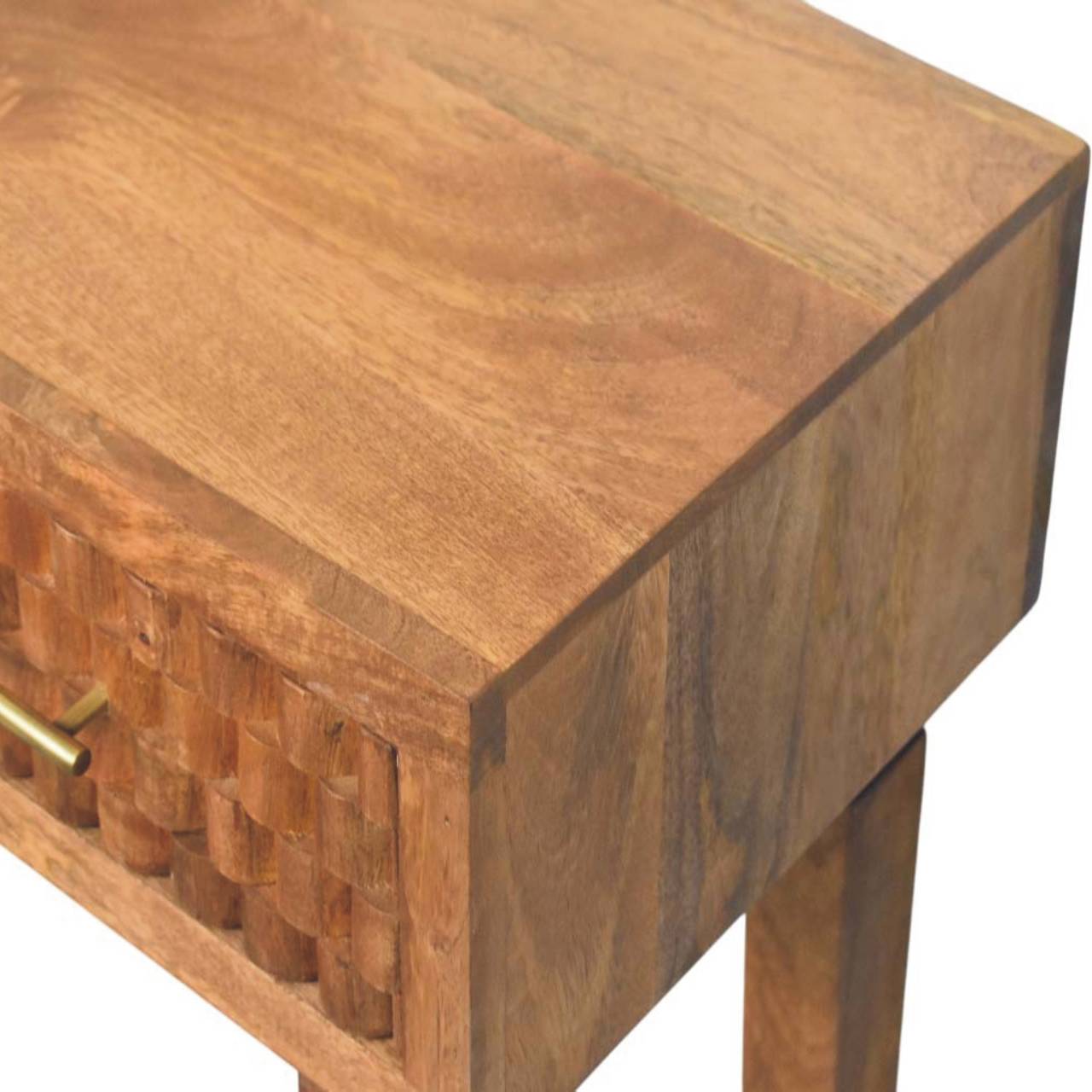 Arno-Konsolentisch in Golden Teak – Bild 5