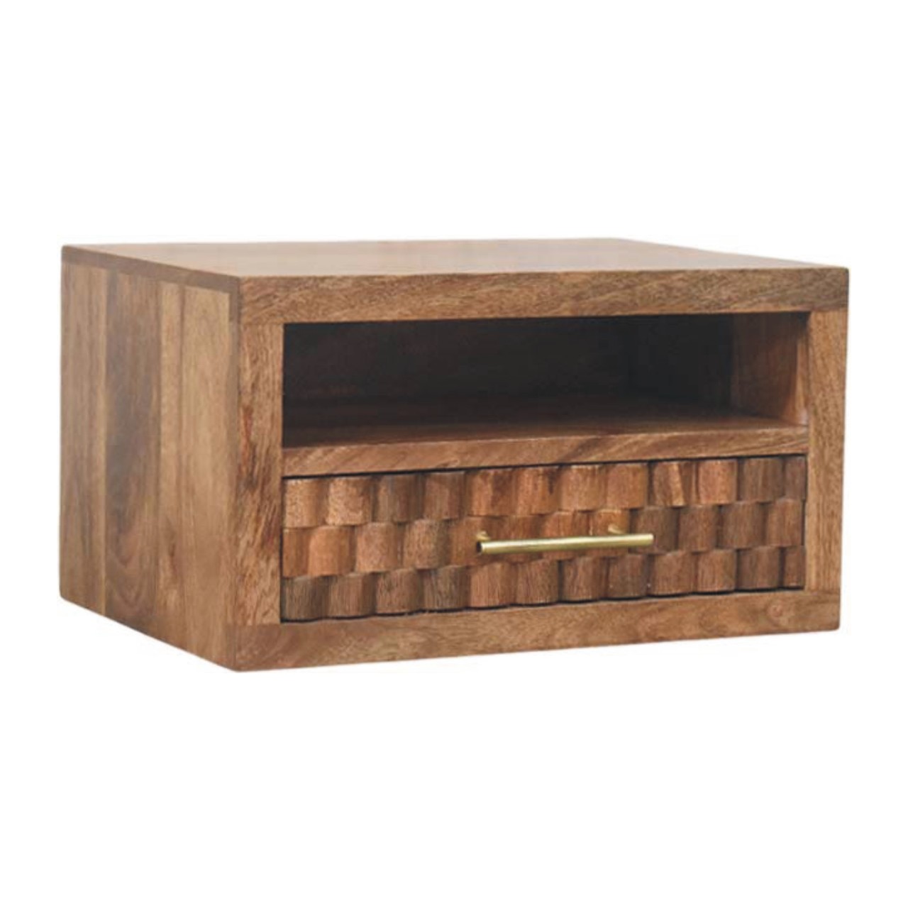 Arno Wandnachttisch in Golden Teak – Bild 2