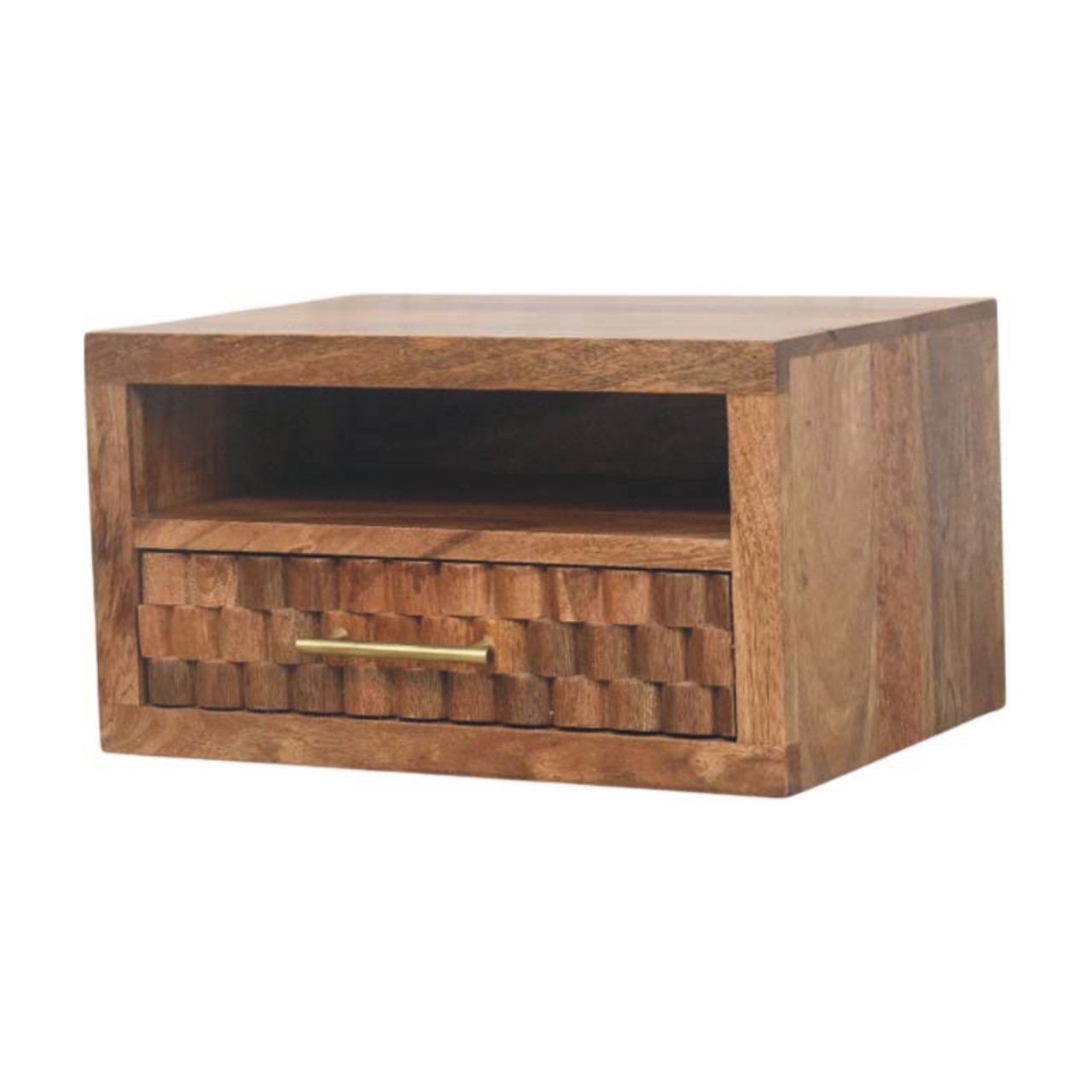 Arno Wandnachttisch in Golden Teak – Bild 3