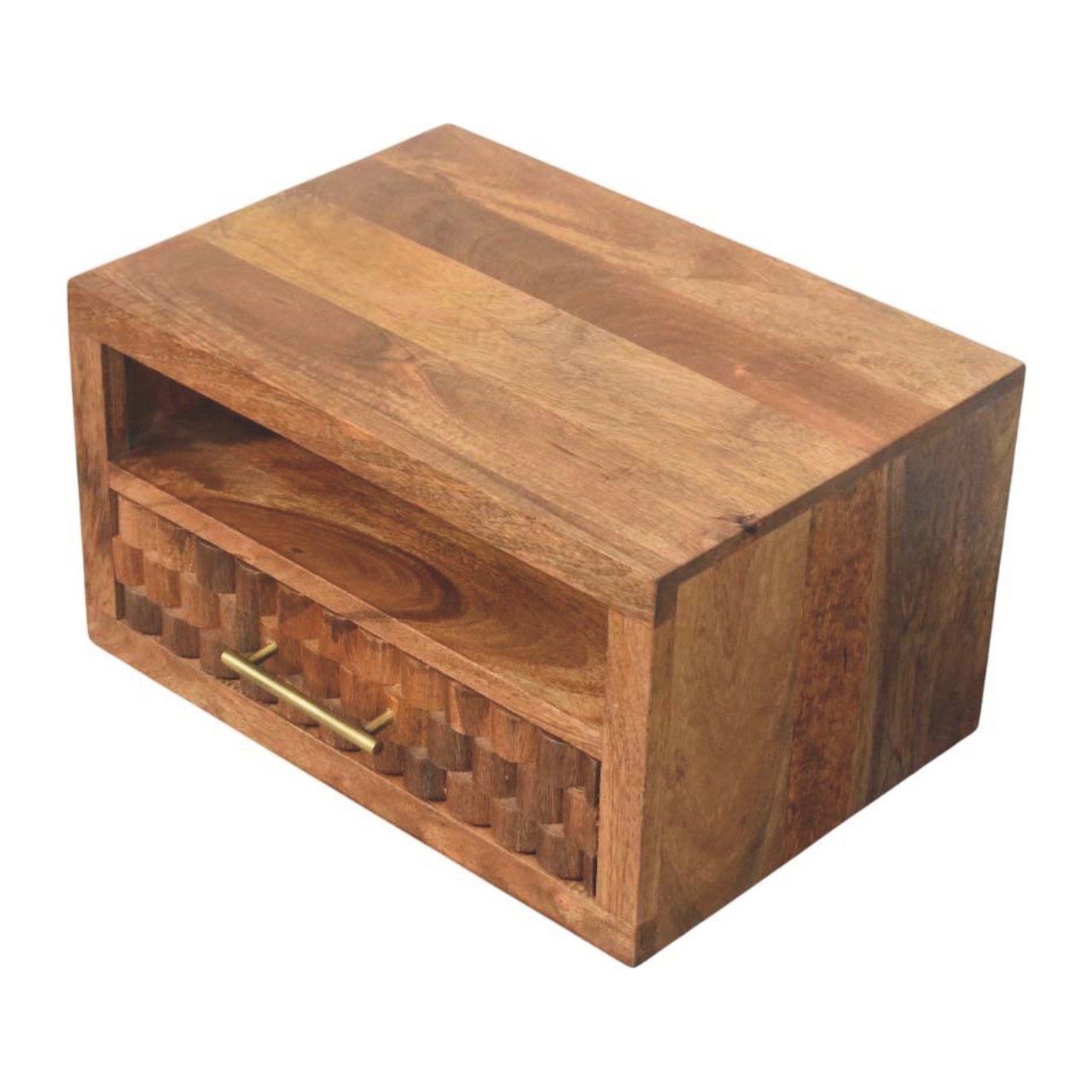 Arno Wandnachttisch in Golden Teak – Bild 5