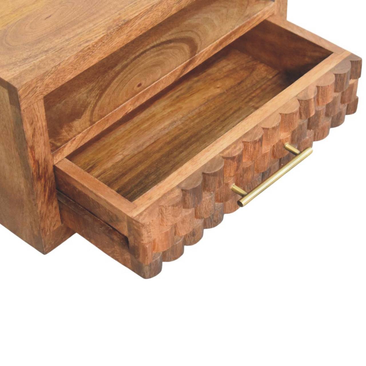 Arno Wandnachttisch in Golden Teak – Bild 7