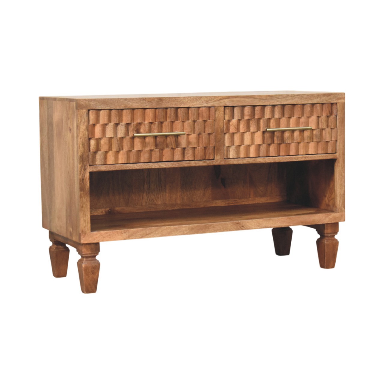 Arno Schuhregal in Golden Teak – Bild 3