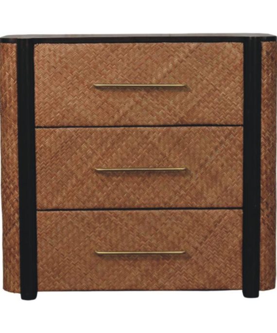 Kommode „Havana Weave“ mit 3 Schubladen