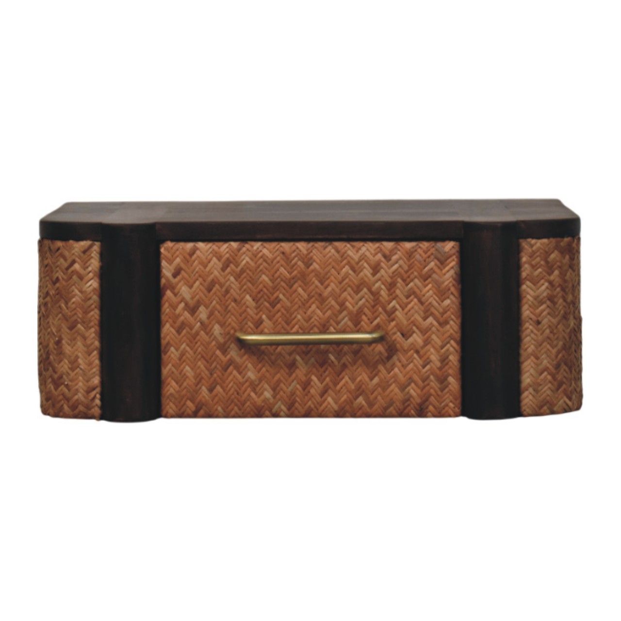 Rattan Curve Wandschublade