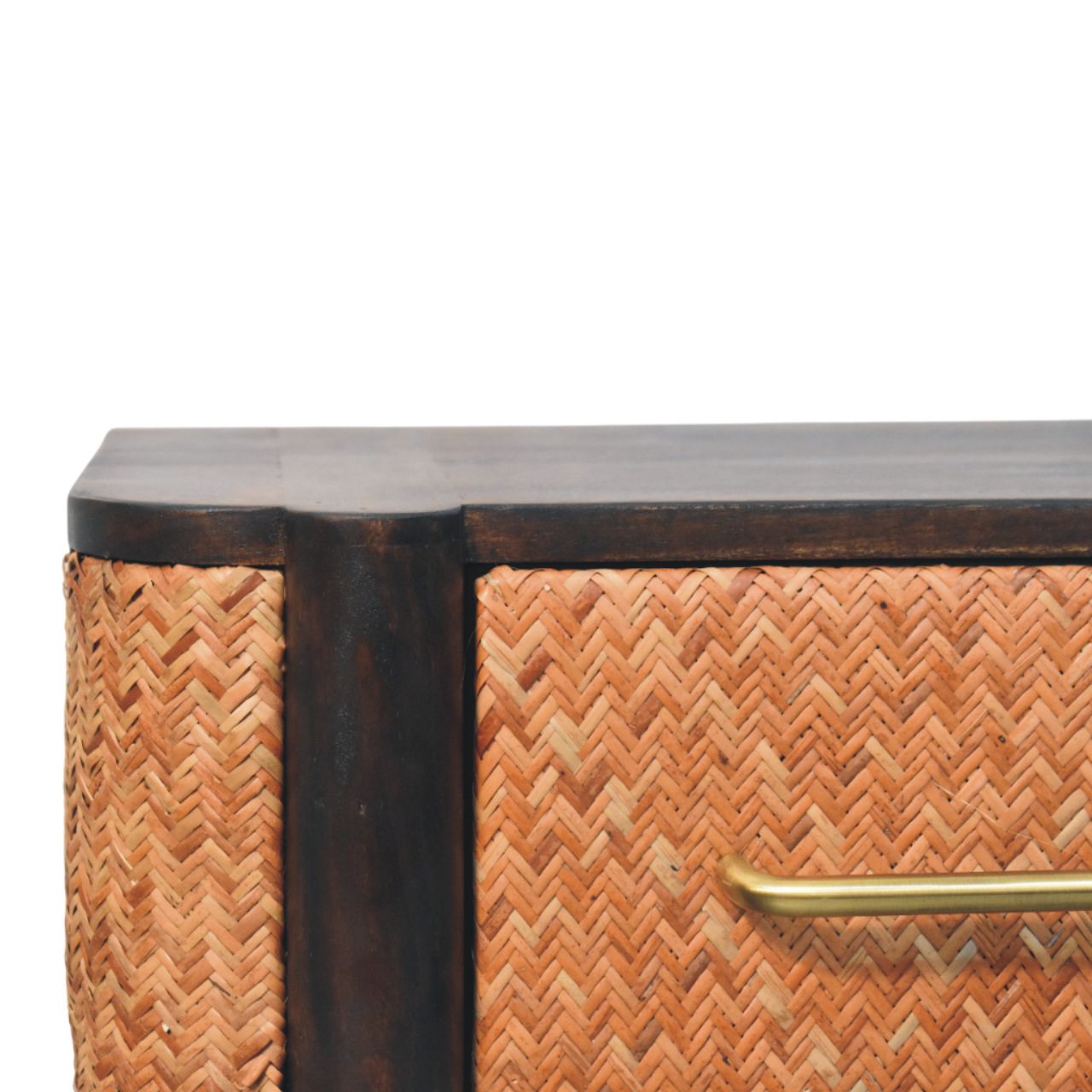 Rattan Curve Wandschublade – Bild 4