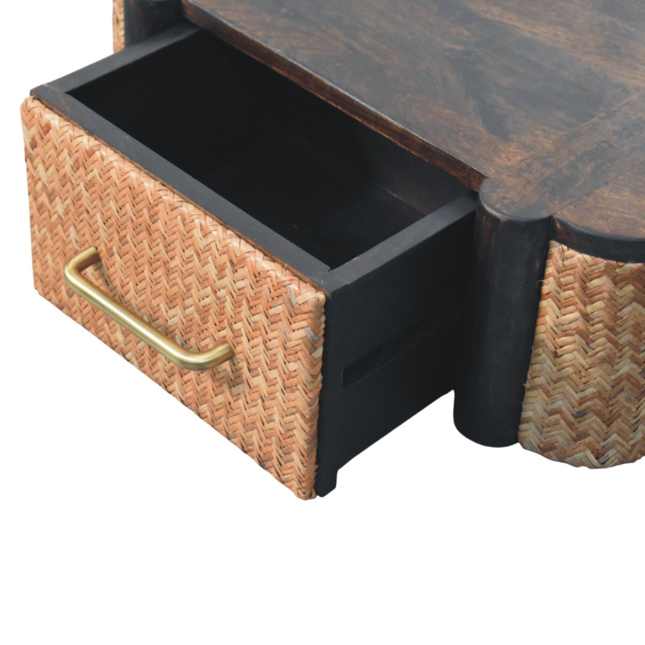 Rattan Curve Wandschublade – Bild 7