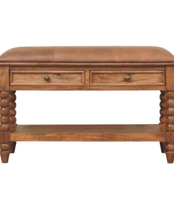 Leder-Spindelbank