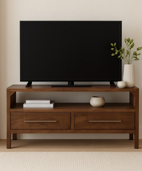 Arc-Line TV-Möbel mit Bogenfach