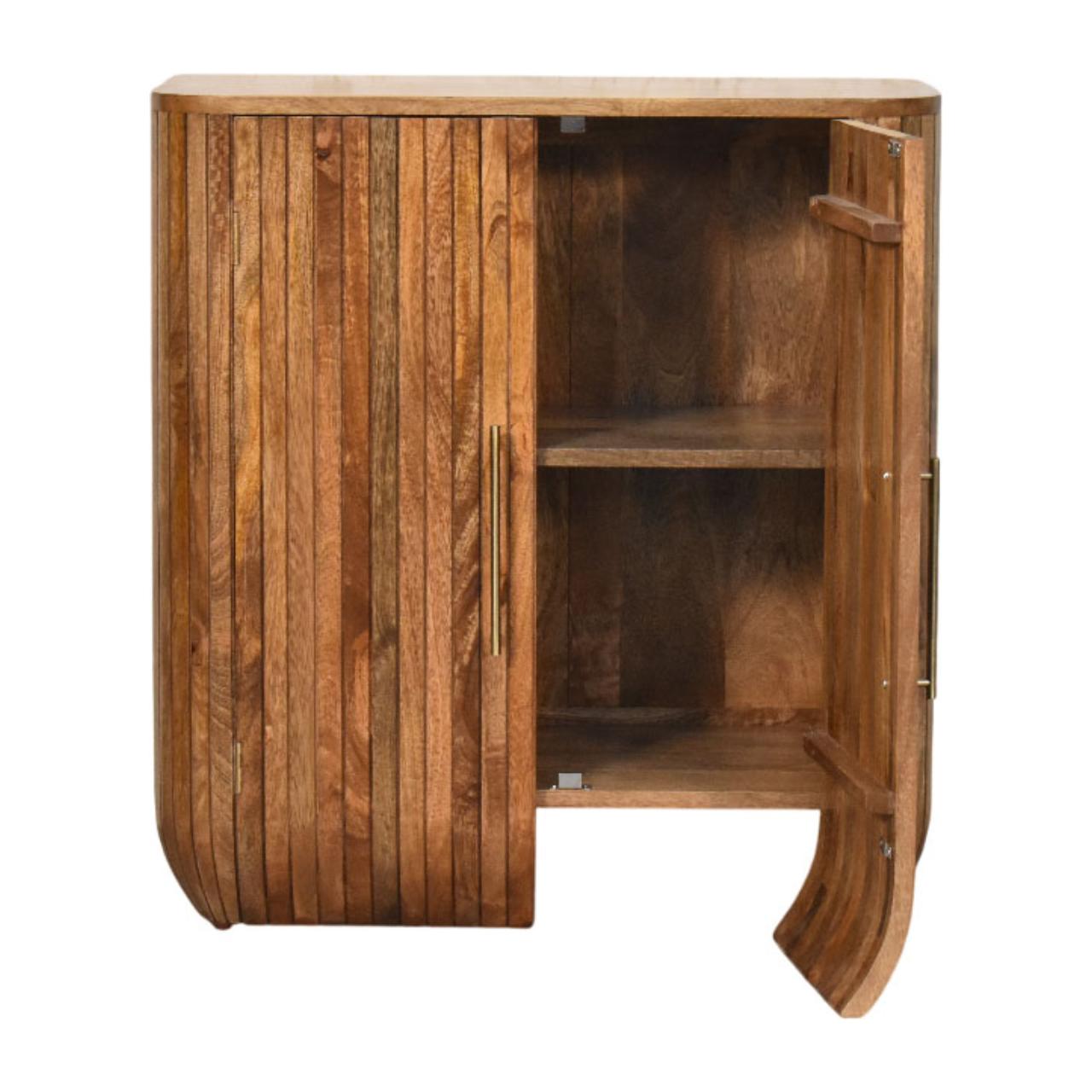 Schrank mit geriffelter, geschwungener Form – Bild 6
