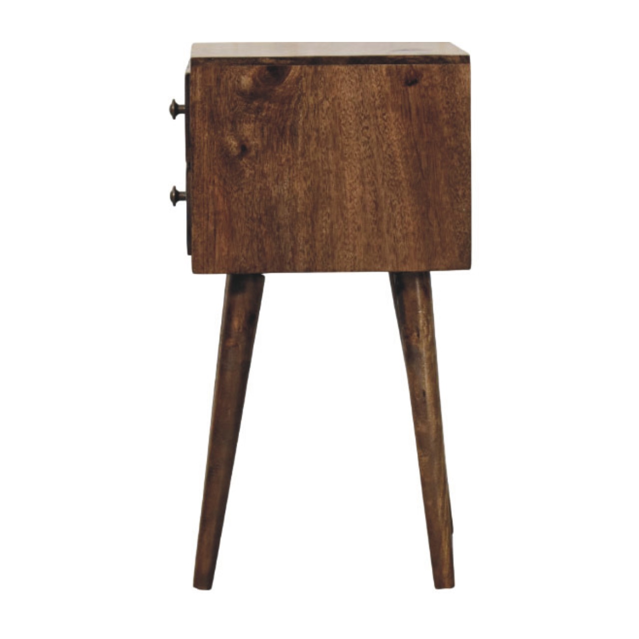 Nordic Nachttisch mit 2 Schubladen in Classic Grey – Bild 8