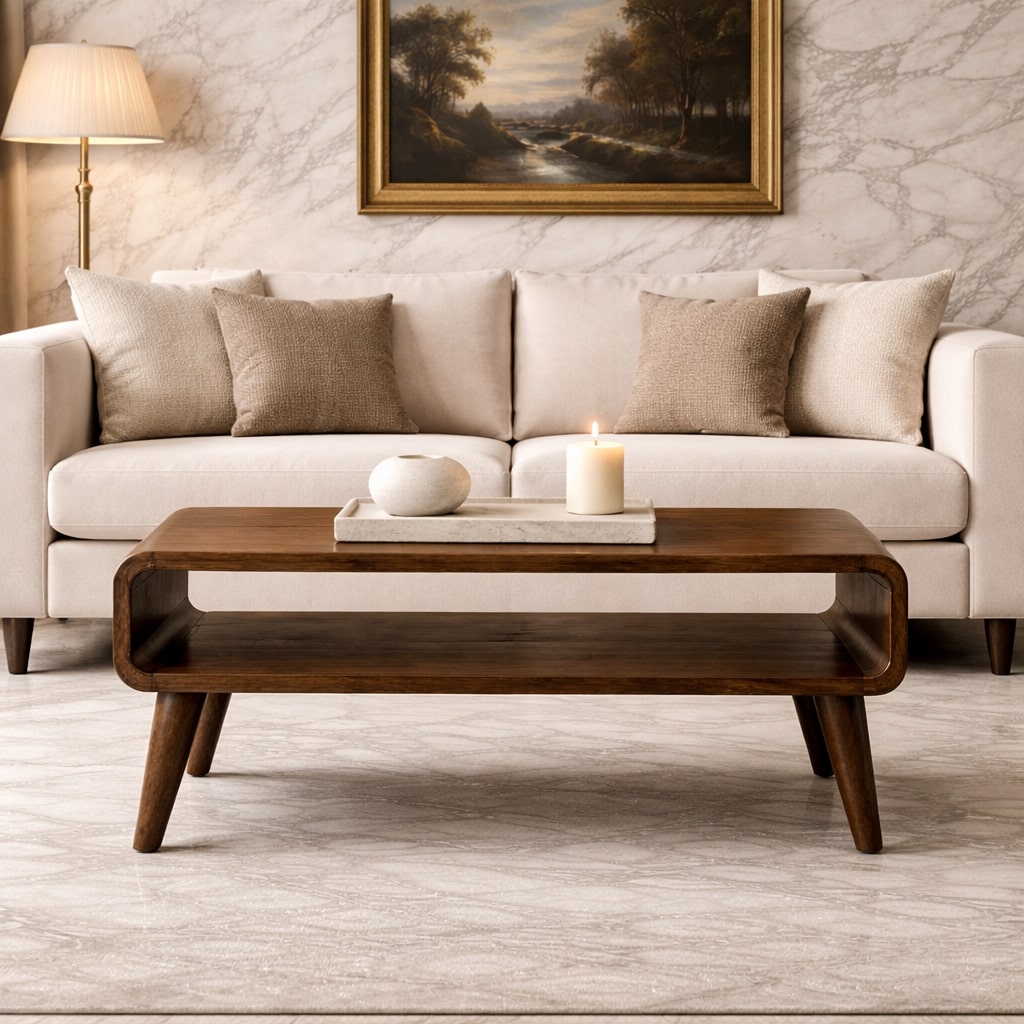 Couchtisch mit abgerundeten Kanten – Bild 8