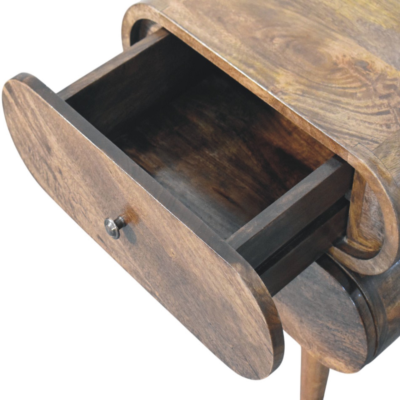 Schlanker Nachttisch mit 2 Schubladen – Bild 6
