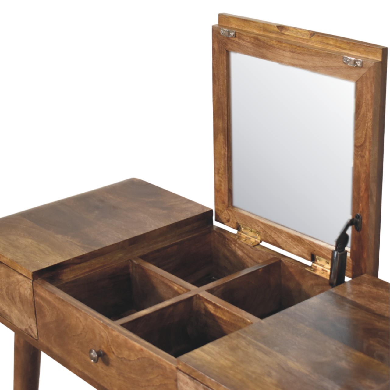Geschwungener Schminktisch mit 3 Schubladen – Bild 6