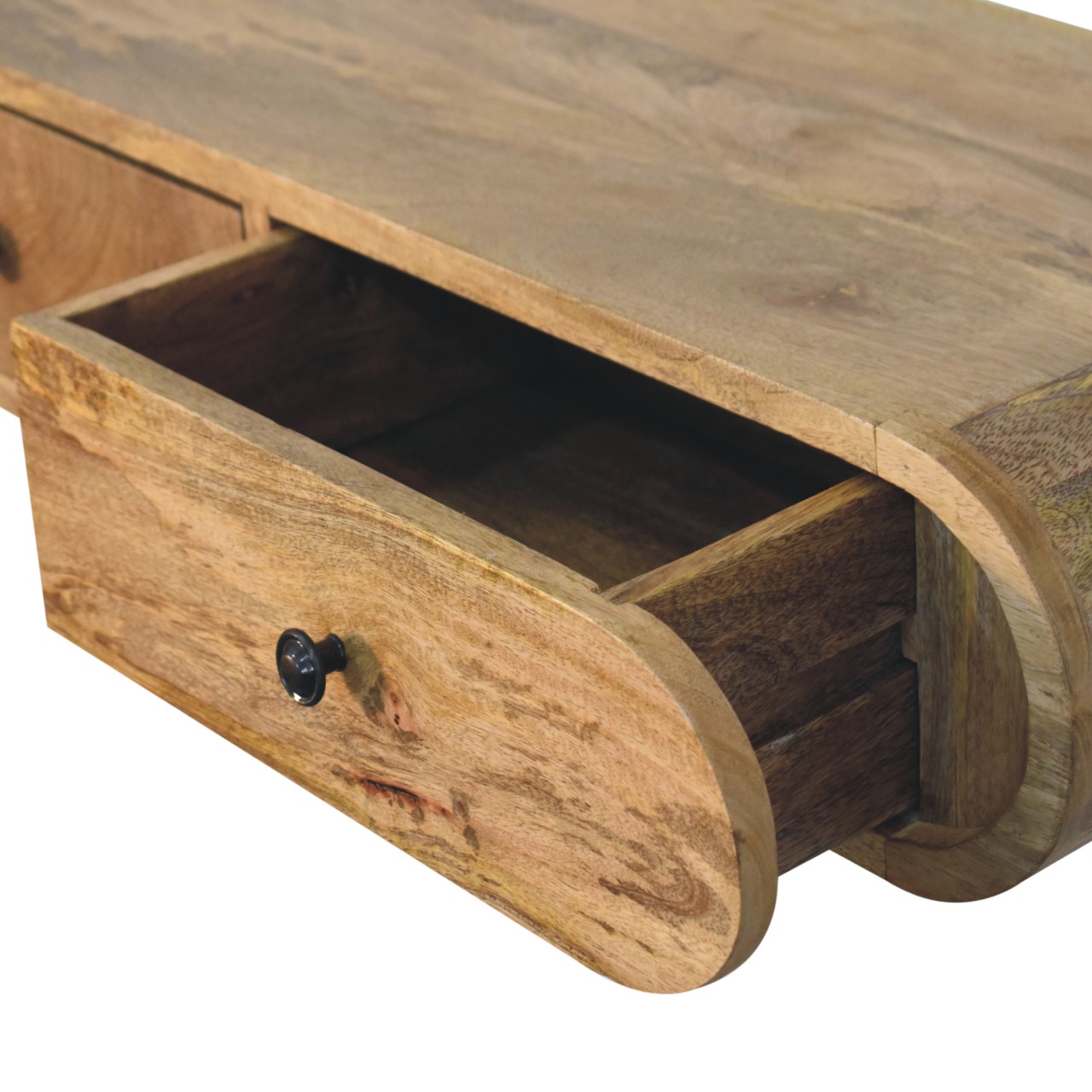 Geschwungene Wandkonsole mit 2 Schubladen – Bild 7