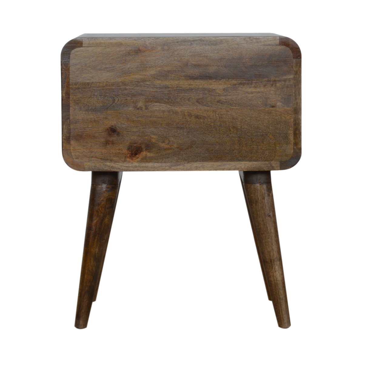 Geschwungenes Nachttischchen „Classic Grey Washed“ – Bild 9