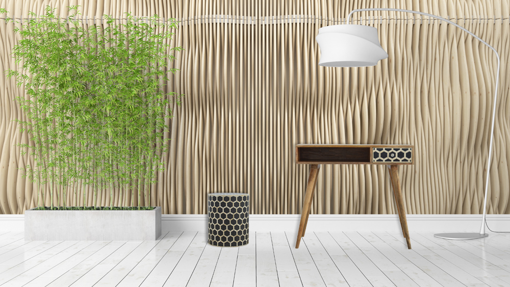 Beistellhocker mit Knochenintarsien – Bild 8